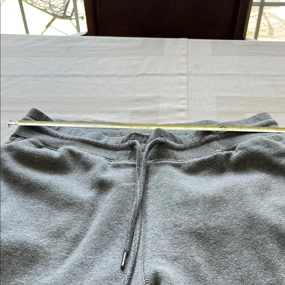 Gray Tapered Joggers with Elastic Waistband - Picture 4 of 7